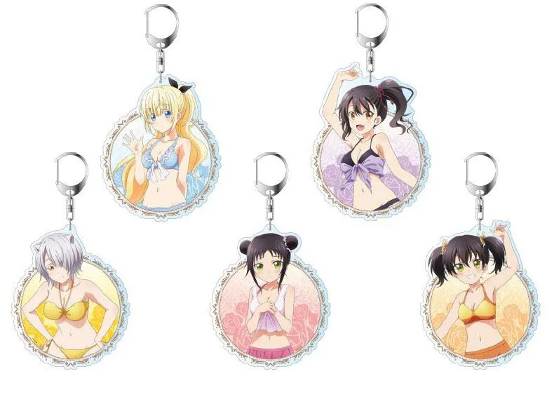 Fans Gifts Anime Juliet!! HD Sexy Characters Kochou Especially kimono Ver Acrylic Keychain Ornament present Series About 6cm