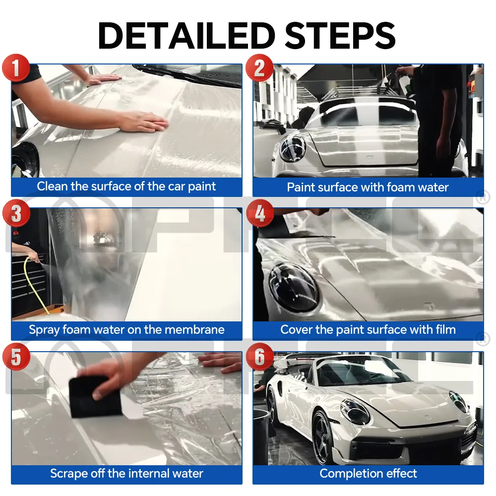 Pre-cut PPF For BMW M4 Coupe G82 2021-2025 TPU Paint Protection Film Anti-Scratch Car Body Clear Bra Resistant Invisible Cover view 6