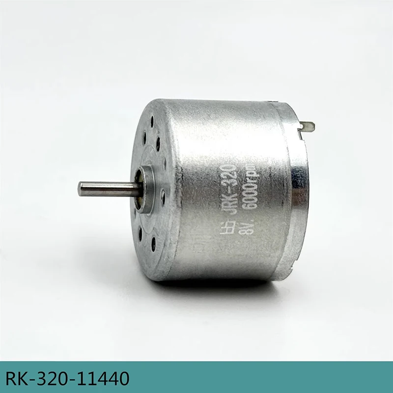RK-320T-11440 Mini 320 Electric Motor DC 3V 5V 6V 8V 6000RPM Small Micro 24mm Round Spindle Motor DIY Hobby Toy Fan Robot Engine