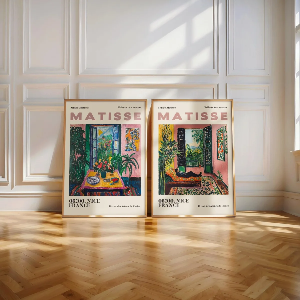 2pcs/set Matisse Colourful Florals Canvas Prints Poster Modern Botanical  Aesthetics Exhibition Art Prints Wall Art Home Decor