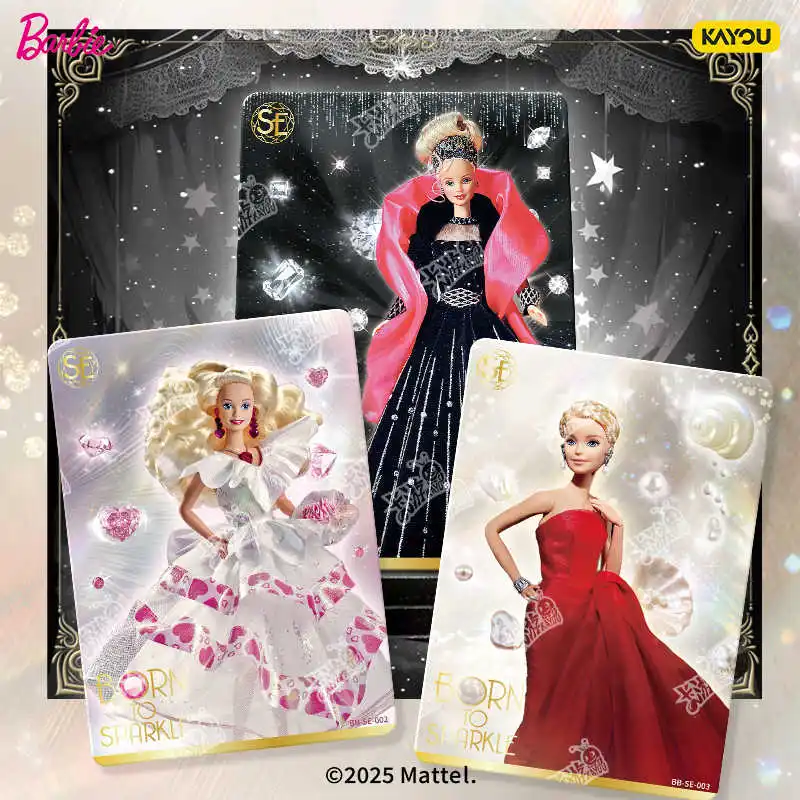 KAYOU Barbie Card English Version Dream Beyond True Me Pack Hobby Anime Trading Cards Birthday Holiday Toys Gifts for Kids