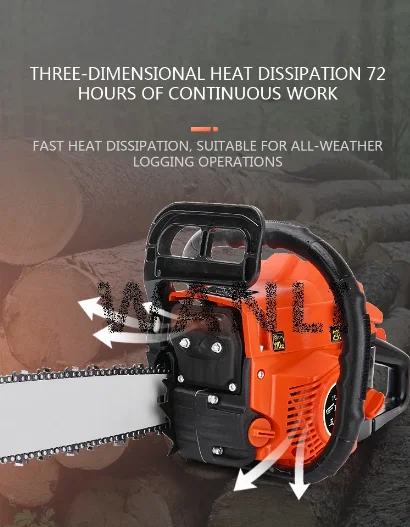 New Electric Chain Saw 7800W Household Multifunctional Outdoor Handheld Logging Saw
