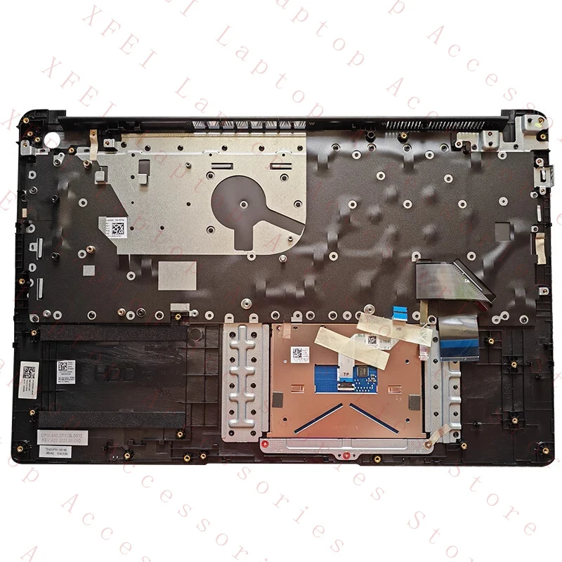 D  Palmrest RU Keyboard Backlit Touchpad for DELL Latitude E3500 3500