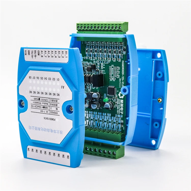 Signal Acquisition 4 Way RS485/RS232 4-20ma Analog Series Drive IC 35MM Rail 1W 9VDC-32VDC MODBUS-RTU CN;ANH 0.10% 0.20%