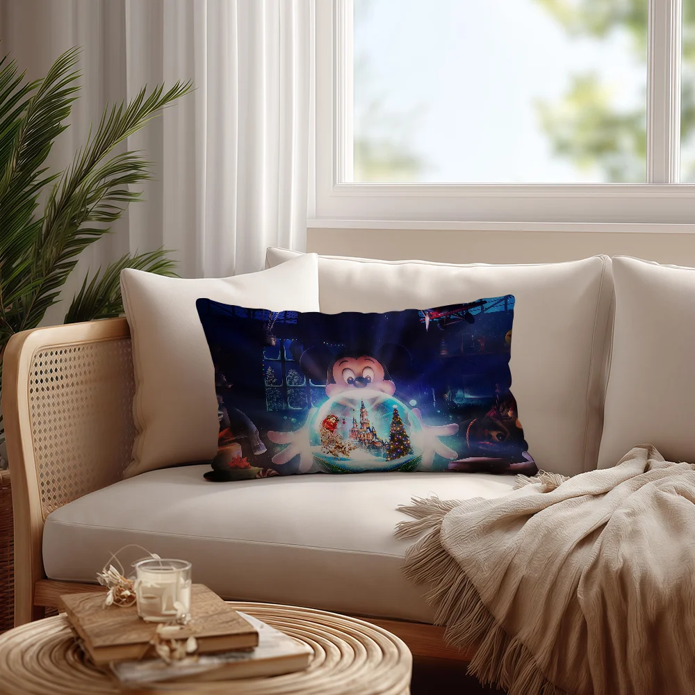 Simpatico cartone animato M-Mickey M-Minnie Mouse fodera per cuscino divano soggiorno ufficio cuscino rettangolare casa caffetteria biancheria da letto prodotto di successo