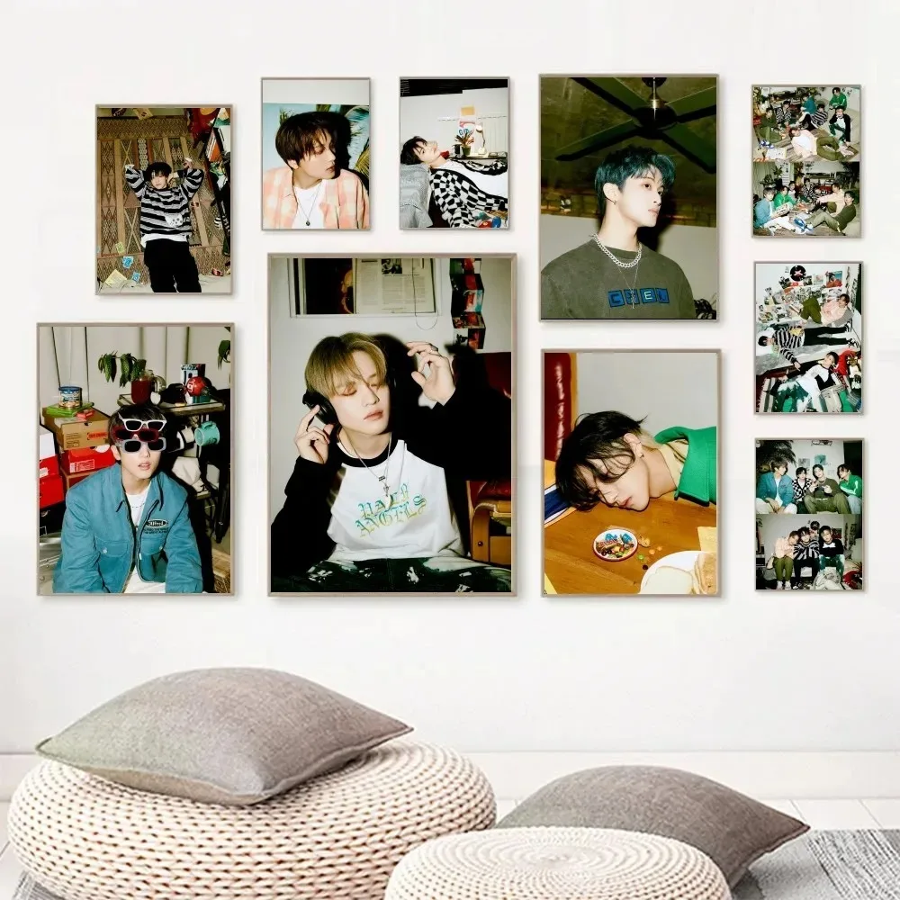 Kpop Boy Group NCT Dream Hot Sauce Album Concept Poster Decorative Painting Canvas Bedroom Bedside Study Wall Hanging Painting