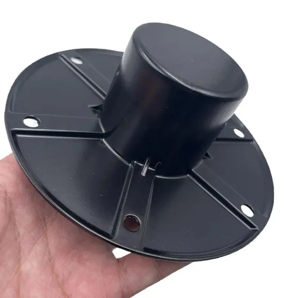 Black RV Boat Trailer Pedestal Base Round Flush Mount Table Leg Base Floor Mount RV Table Floor Mounting Base ﻿