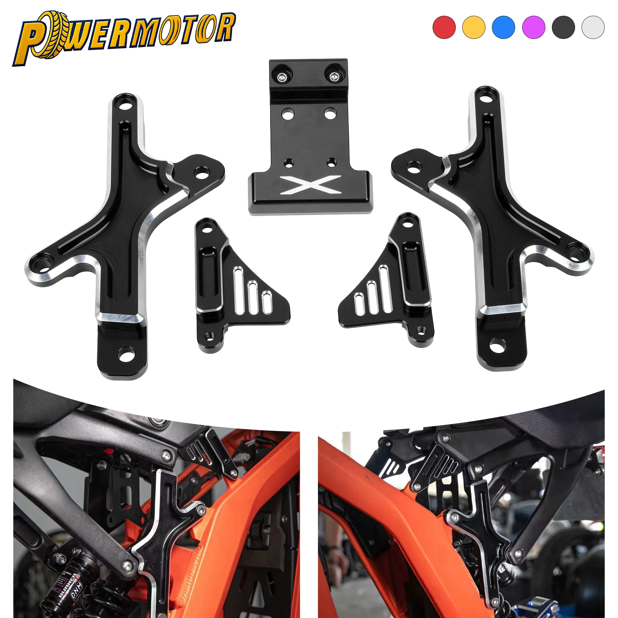 

Electric Motorcycle 2.5" Seat Riser Bracket Kit For Surron Light Bee X S Segway X160 X260 E-Bike Motocross Modified Accessories