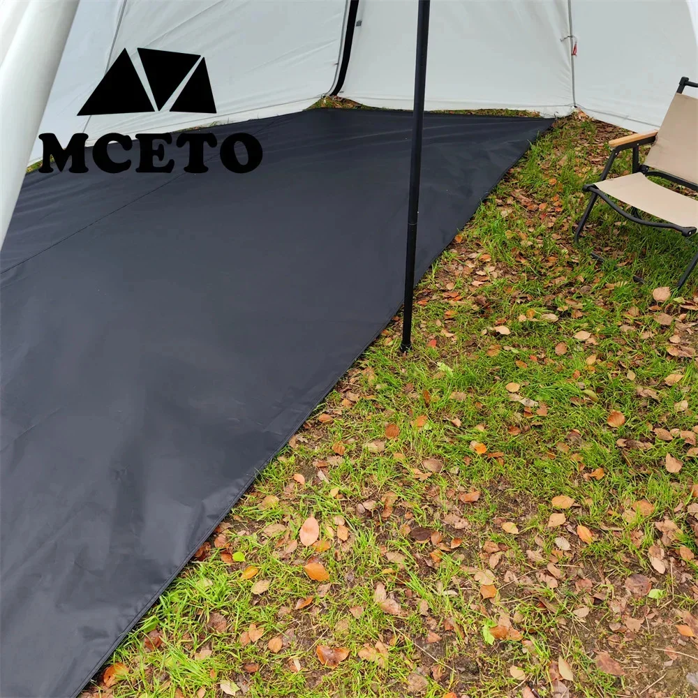 Imagem -06 - Polygon Camping Mat Oversize Mat Tapete de Piquenique ao ar Livre Barraca Decagon Grande Pyramid Folha de Chão Abrigo Simples Toldos Cobertor de Praia 4.6 m