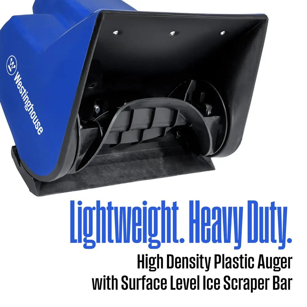 24V Cordless Electric Snow Shovel Kit 11 Inch Battery-Powered Fast Charger Throw 20ft Clear Driveways Sidewalks Porches Steps