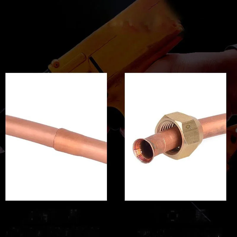Copper Tube Expander Pipe Expand Tool Hex Handle Air Conditioner Conditioning Swaging Spin Flaring Set 1/2 1/4 3/4 5/8 3/8 Inch