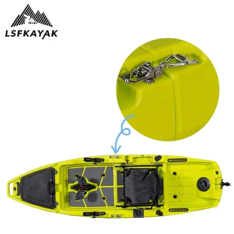 Kayak 3m 1Person Modular Kayak Fin Pedal Kayak Fishing Boat For Sea And Outdoor Sports With Capacity From Durable HDPE
