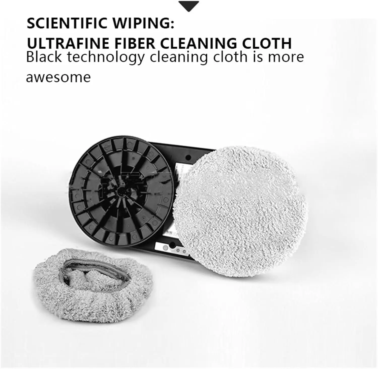 Window Clean Mop Pads For Hobot 188 168 198 388 High Quality Sweeping Robot, Universal Round Mops Cloth Vacuum Cleaner Parts