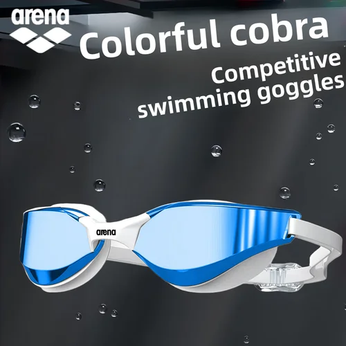 Imagen 2 del producto Arena Gafas de natación galvanizadas impermeables y antivaho para hombres y mujeres HD Gafas de natación planas