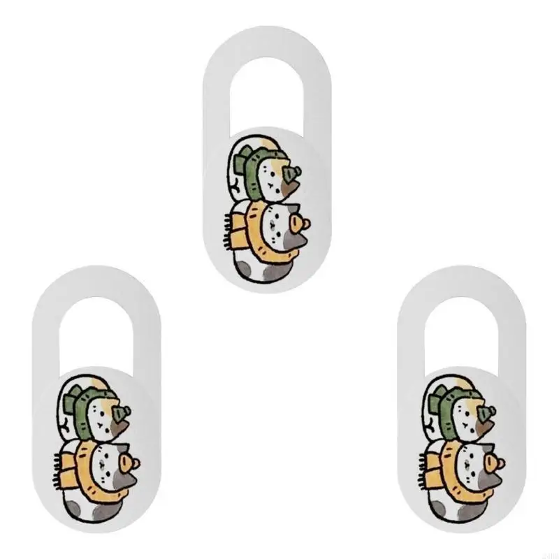 Animal Shaped Camera Cover Lens Protector for Smartphones Tablets Laptops Ensuring Privacy and Scratch Resistance 24BB