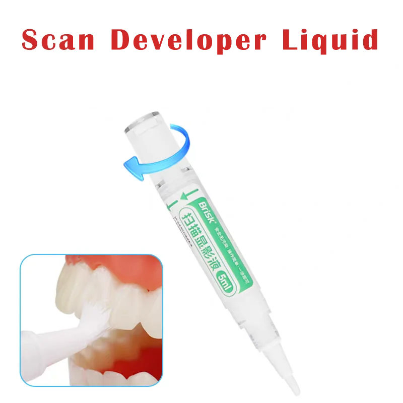 

CAD/CAM Scaning Developer Liquid 5 мл Стоматологическая лаборатория Без загрязнения Не требует очистки
