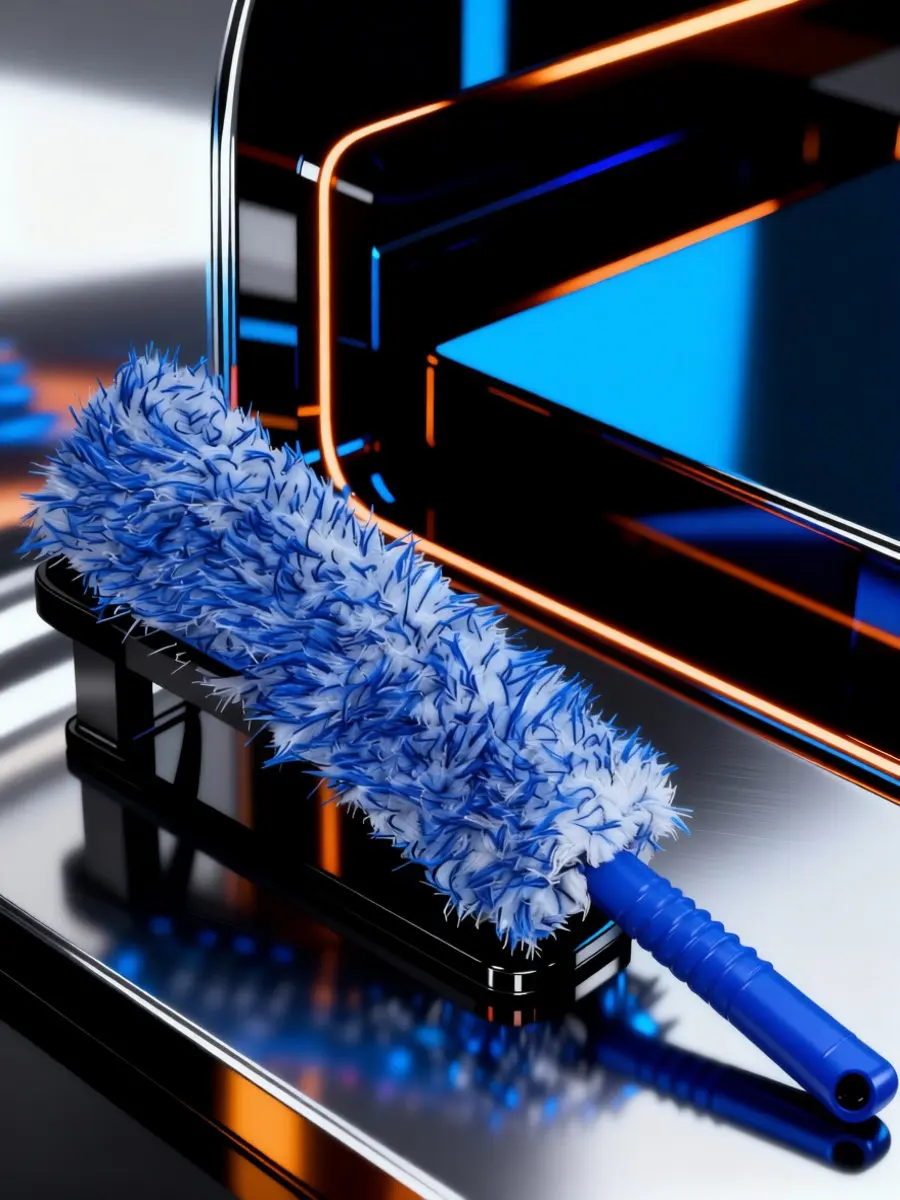 Microfiber Cleaning Soft Wheel Car Wash Detailing Brush Brushes for Rim Cleaner