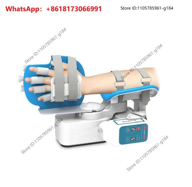 Intelligent wrist joint trainer for hand fracture postoperative stiffness, palm hemiplegia, and upward flipping exercise