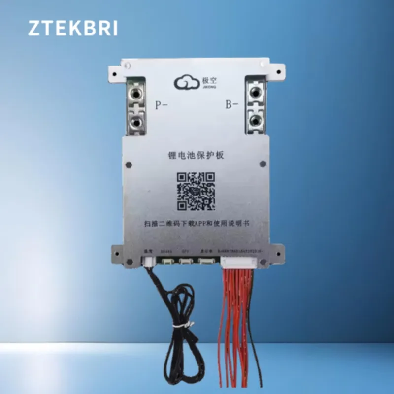 

ZTEKBRI Recharging Lifepo4 Battery Smart BMS, Blue Tooth for24S 200Ample Automatic Balance 2A