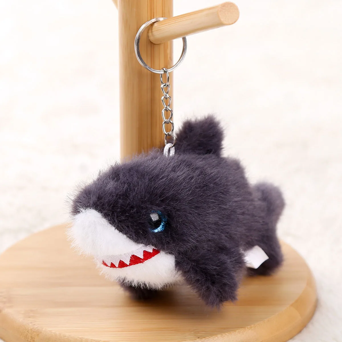 لطيف سلسلة حيوانات البحر أفخم دمية المفاتيح قلادة الكرتون الأخطبوط كراب الحوت المحيط متحف أفخم دمية حقيبة سحر الأطفال هدية