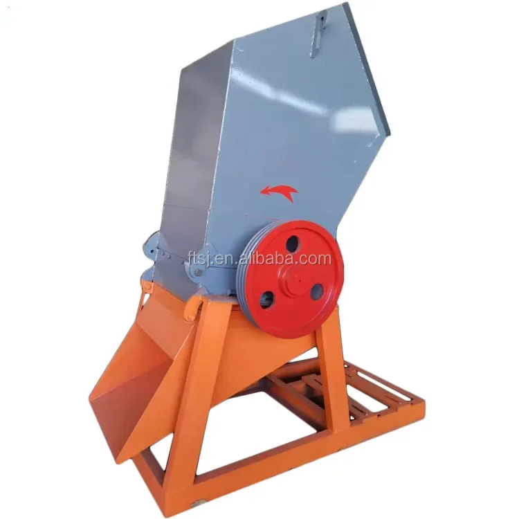 Compact waste plastic grinder