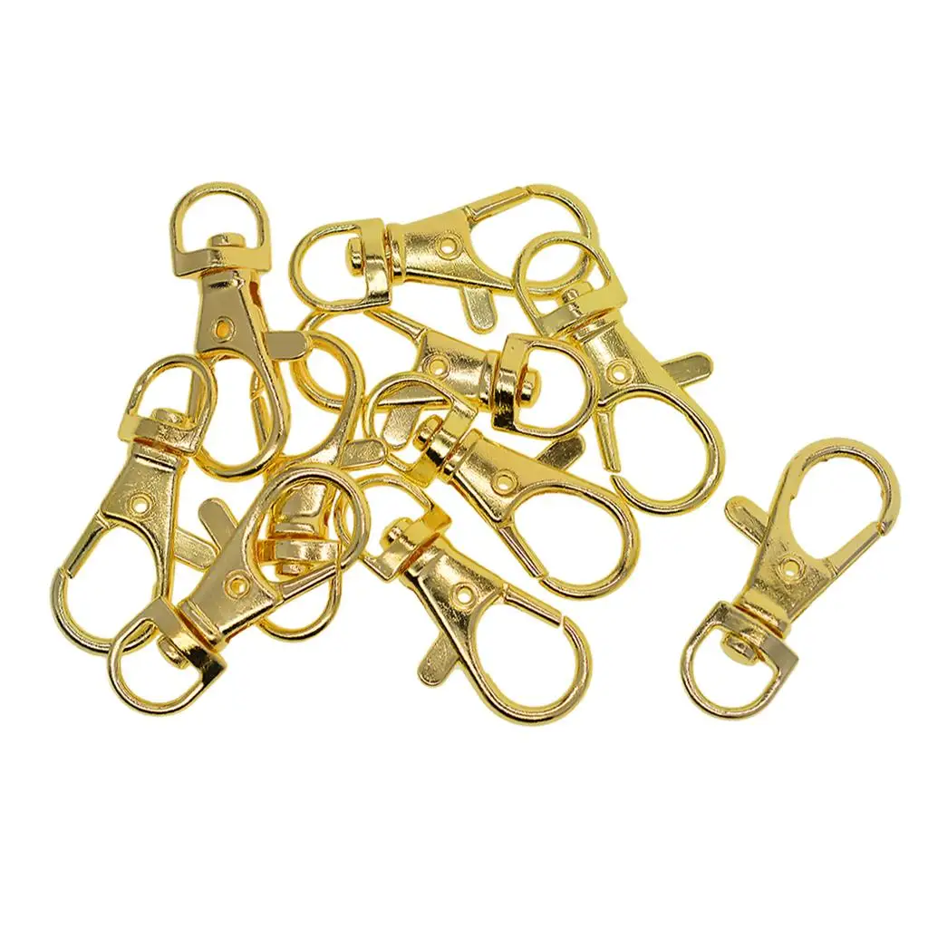 Swivel Clasps Key Rings Key Chains Lobster Claw Jewelry Findings Craft Supplies for Necklace and Bracelet Making