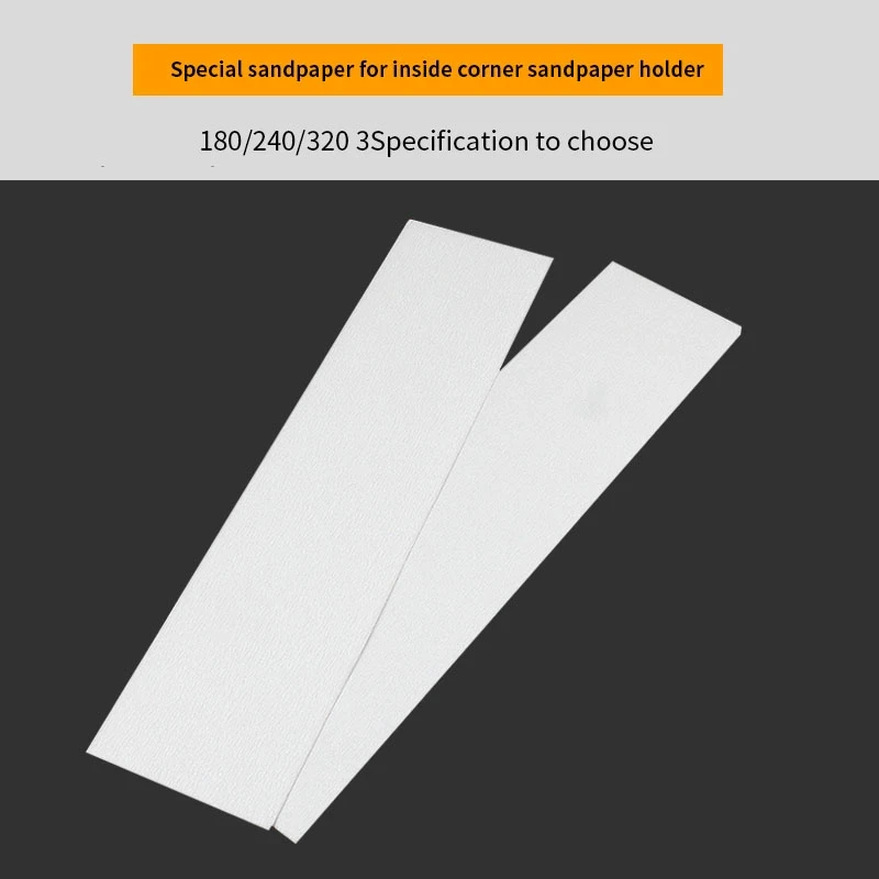 Sandpaper Holder Inside Corners Polish Sandpaper Tool Self-adhesive 90 Degree Sanding Tool for Drywall Sanding Paper Holder