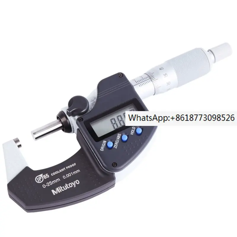 Mitutoyo Measuring Range 0-25mm/0.001 293-240-30 MDC-25PX Digital Outside Micrometers, IP65 Accuracy 1um