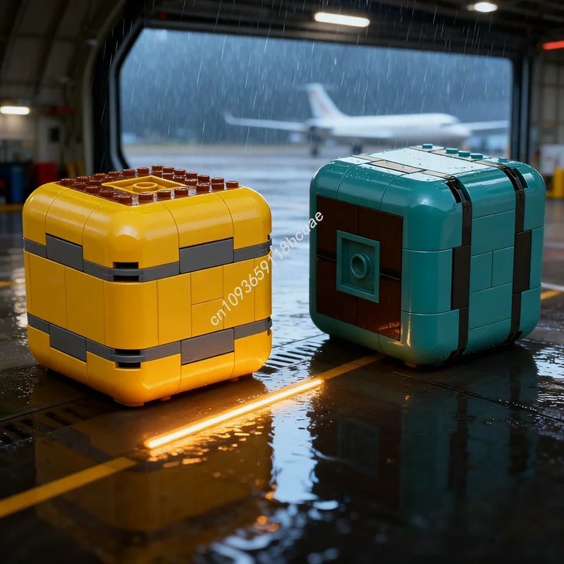 ตัวต่อ MOC ขนาดใหญ่ รูปทรงกล่องกลม 230 ชิ้น ชุดเสริมสำหรับประกอบโมเดล ของขวัญคริสต์มาส ของเล่นตัวต่อ DIY ไอเดียประกอบเอง ของขวัญวันเกิด