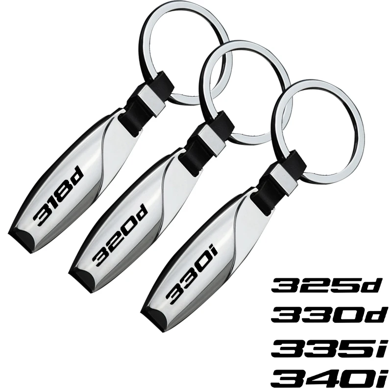 Car Keychain Pendant For BMW 316i 318i 320i 320d 325d 325i 328i 330d 330i 335d 335i 340i 340d Car Accessories Decoration Gift