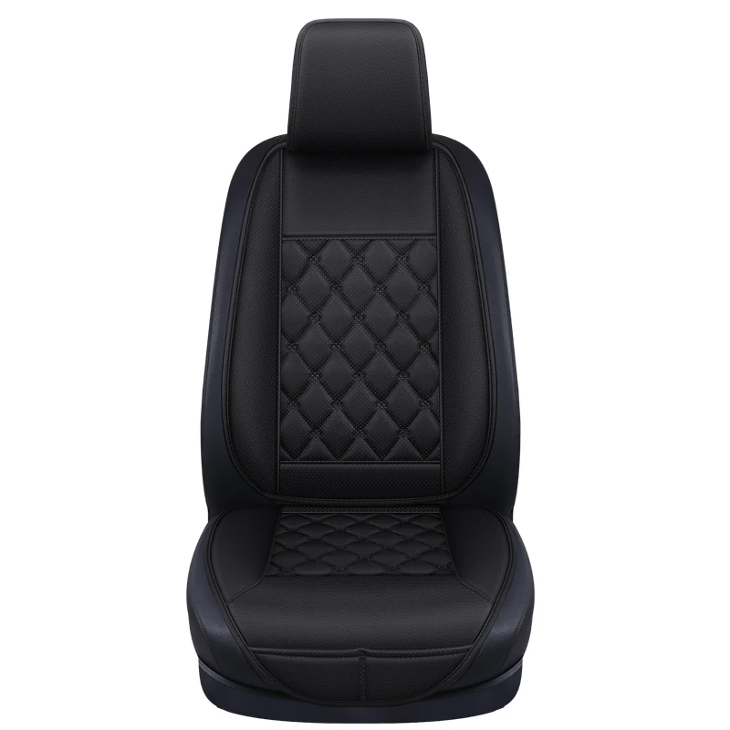 Waterproof Leather Car Seat Cover Protector Mat Universal Front Backret Breathable Car Van Auto Seat Cushion Protector Pad