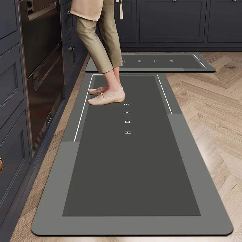 2pcs/set Diatomite Mats Absorbent Kitchen Anti Slip Bath Floor Mat FootCarpet Quick Dry Shower Toilet Rug Doormat 40x60/40x120cm