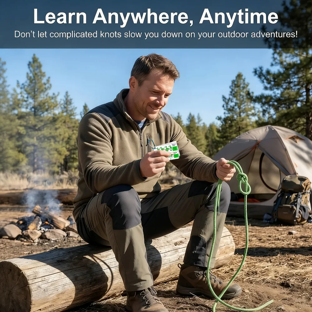 Outdoor Knot Tying Guide Cards - Outdoor Adventure Guide recension och pris