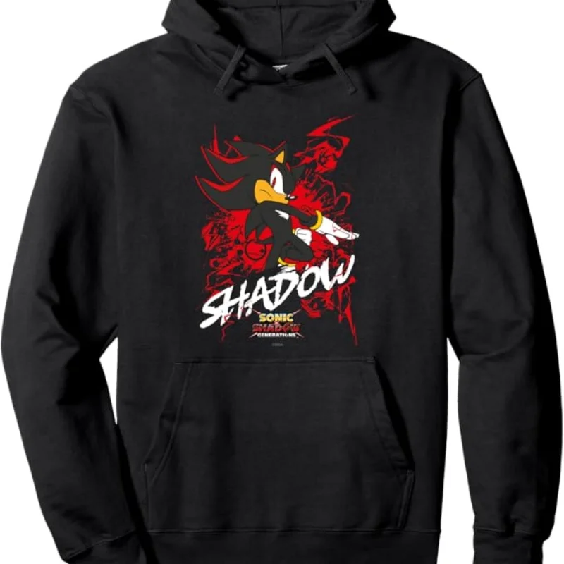 Sonic the Hedgehog, Sonic X Shadow Generations - Shadow Pull à capuche ample, confortable, à la mode, personnalisé