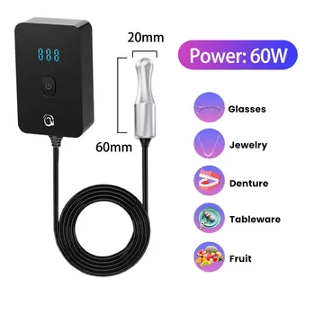 超音波超音波洗浄機,ポータブルジュエリー,時計,メガネ,果物,野菜洗浄機,家電