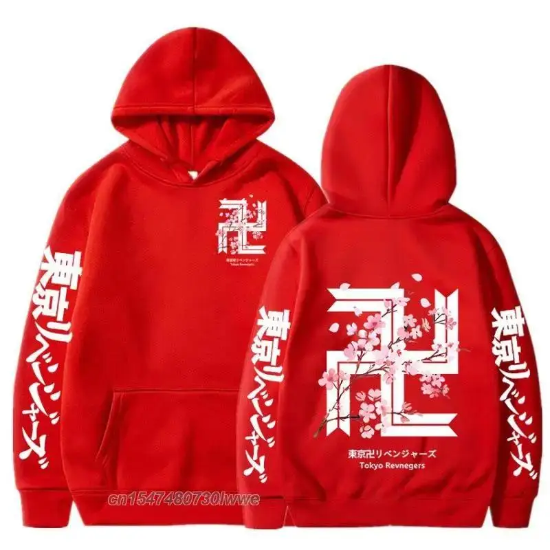 Sudadera con capucha con estampado de los Vengadores de Tokio para hombre/mujer, sudadera holgada de manga larga para hombre y mujer, sudadera para hombre de otoño e invierno