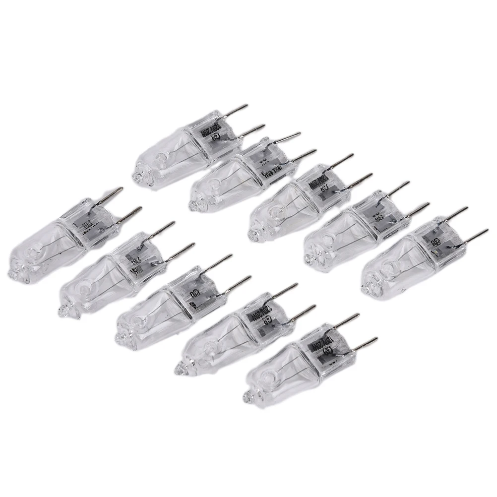 10pcs G8 120V 20W Halogen Light Lighting Lamp Bulb Volt G8 Pin Halogen Bulb