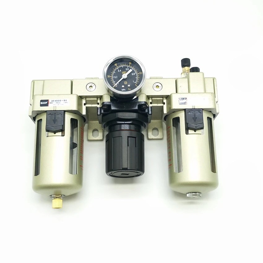 

AC4000-04 G1/2 Air source processor Air filter relief valve Pneumatic FRL