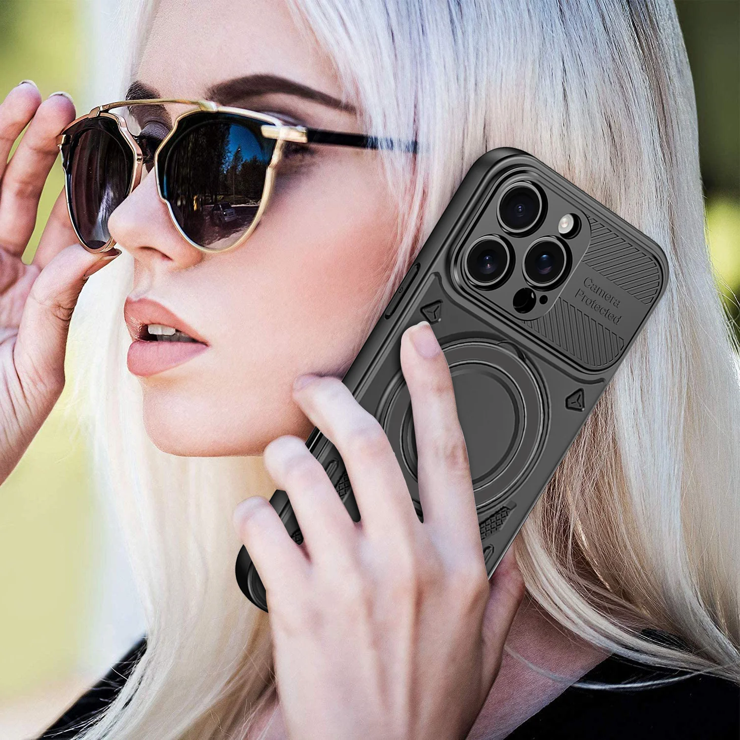 360° Rotate Shockproof Magnetic Stand Phone Case For Apple iPhone 11 12 13 14 15 16 17 Pro Max Plus 16e Air Protection Cover