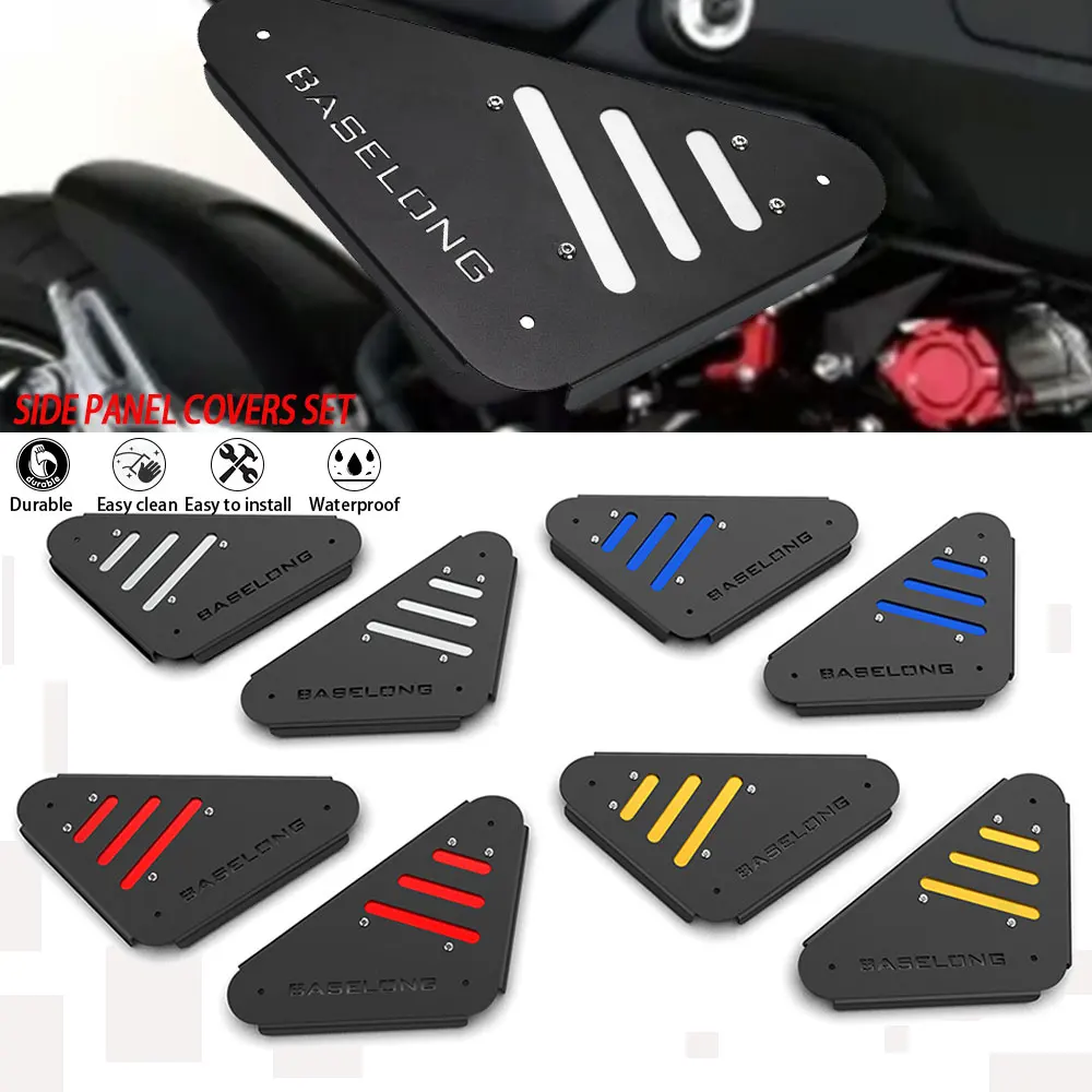 2024 Motorcycle Accessories Rear Seat Under Side Guard Board Cover Frame Set For Honda MSX Grom 125 JC92 MSX125 2021-2023 2022