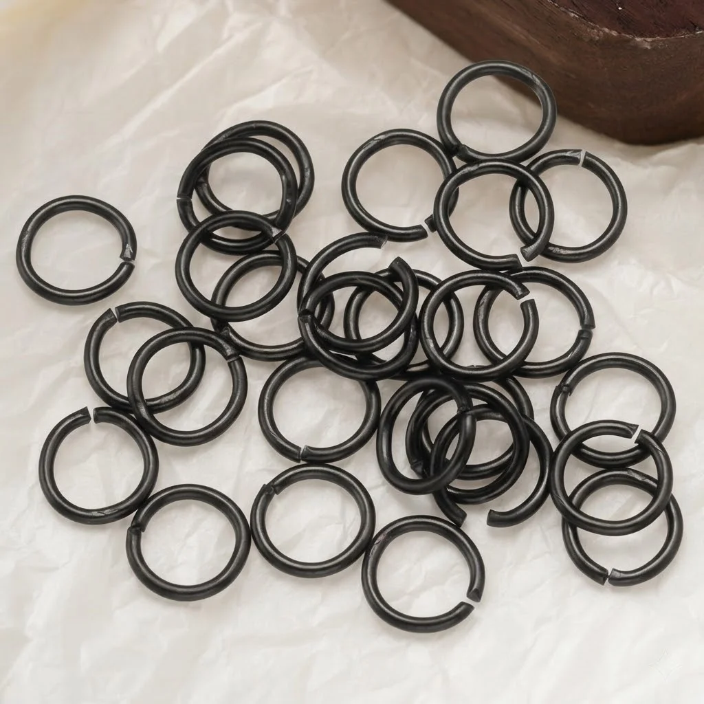 100pcs Stainless Steel Split Jump Rings for DIY Bracelets