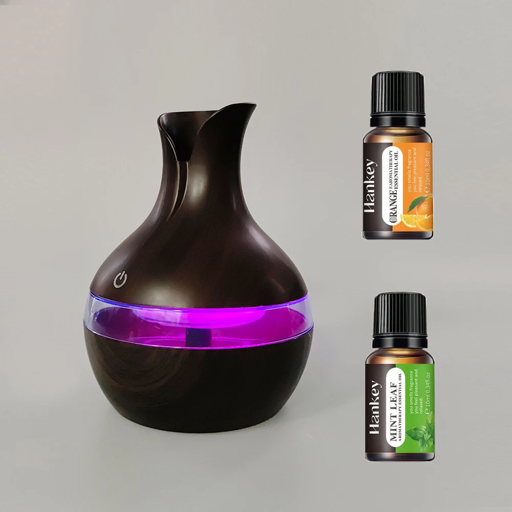 

New 2 in 1 Humidifier & Essential Oil Diffuser 300ml Ultra Quiet, USB Powered for Home & Office 2 Essential Oils