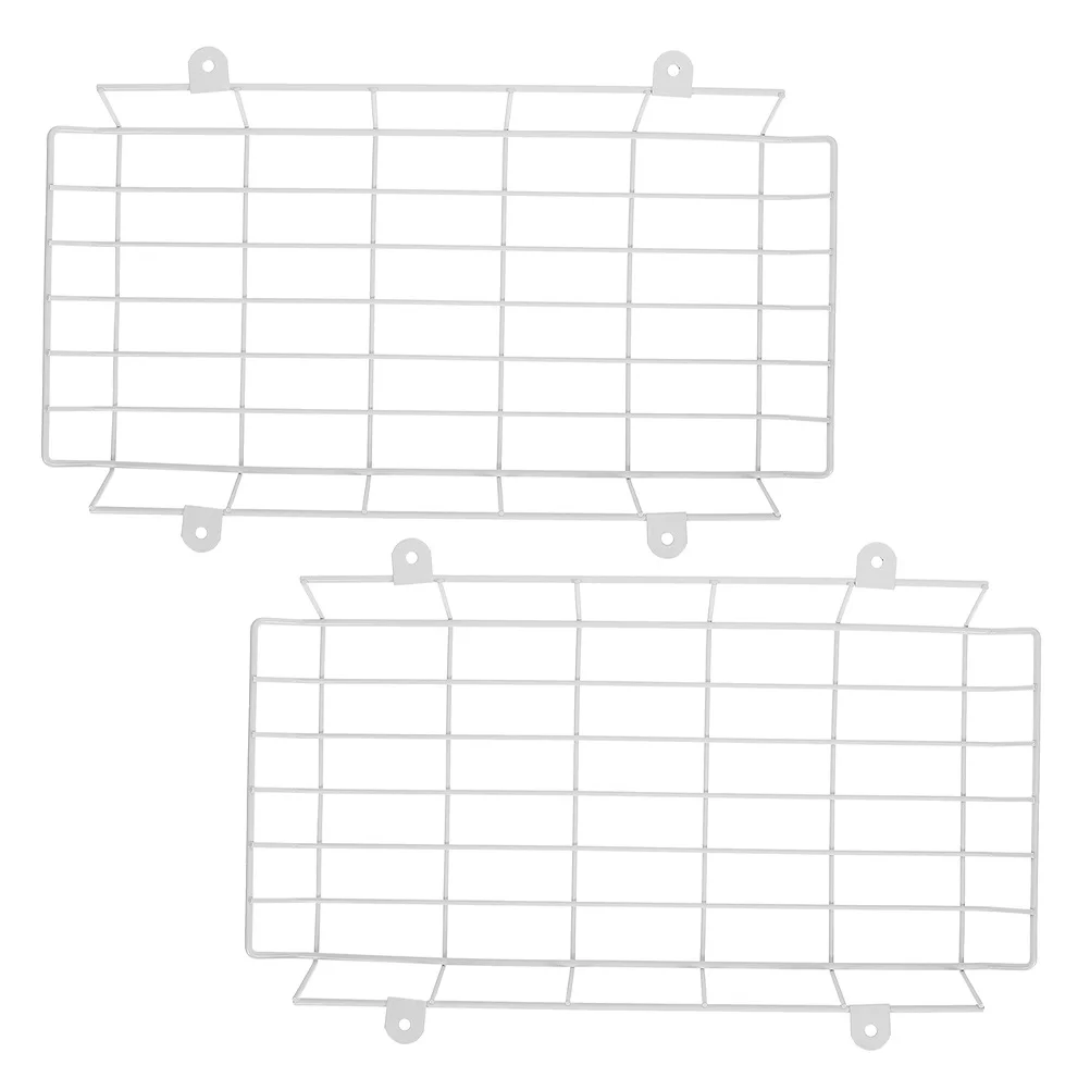 2Pcs Exit Sign Light Protective Guard Metal Wire Cover Sturdy Emergency Light Wall Mounted Protective Guard Shopping