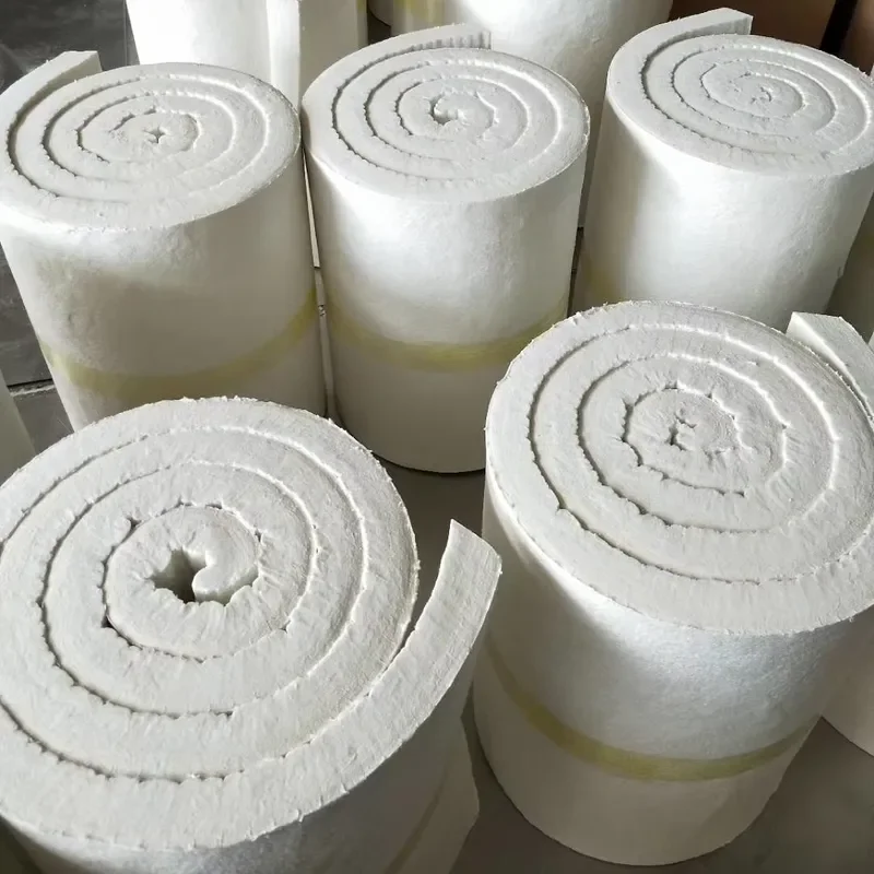 High Quality Modern Eco-Friendly Thermal Insulation Fire-Resistant Waterproof Aluminum Silicate Needle-Punched Blanket