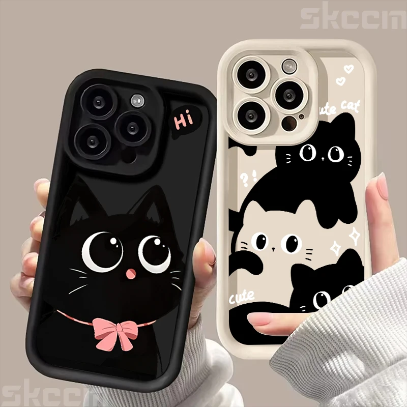 حافظة لهاتف آيفون 16E 16 15 14 Pro Max 13 12 11 8 7 Plus X XR XS Max غطاء سيليكون غير لامع