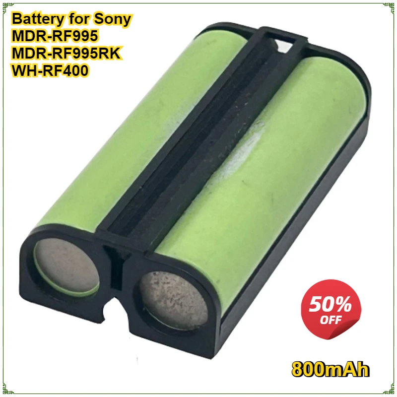 Wireless Headset Battery 2.4V/800mAh BP-HP800-11 for Sony MDR-RF995  WH-RF400 MDR-RF995RK