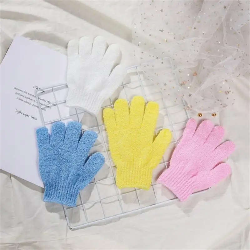 Bathing Cleaning Gloves Exfoliating Bath Gloves Children Adults Clean Skin Tool Bath Brushes Scrubbers Bathroom Products