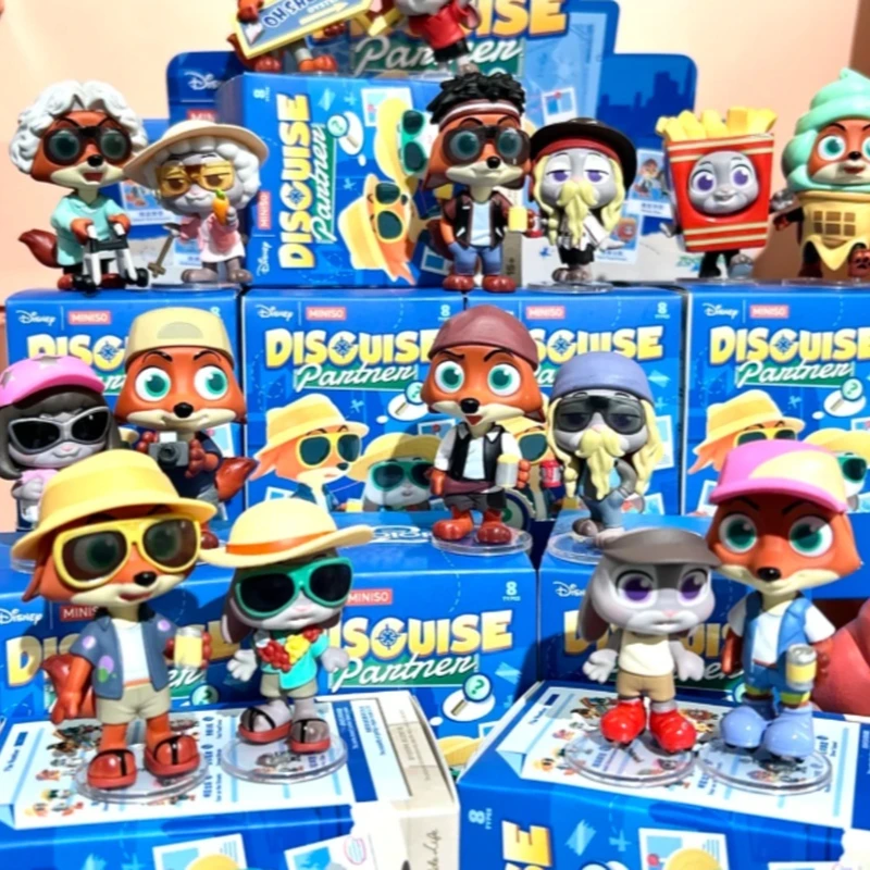 

Original Zootopia Partner Disguised Series Blind Box Trend Kawaii Room Desktop Decoration Mystery Box Girl Xmas Customized Gift