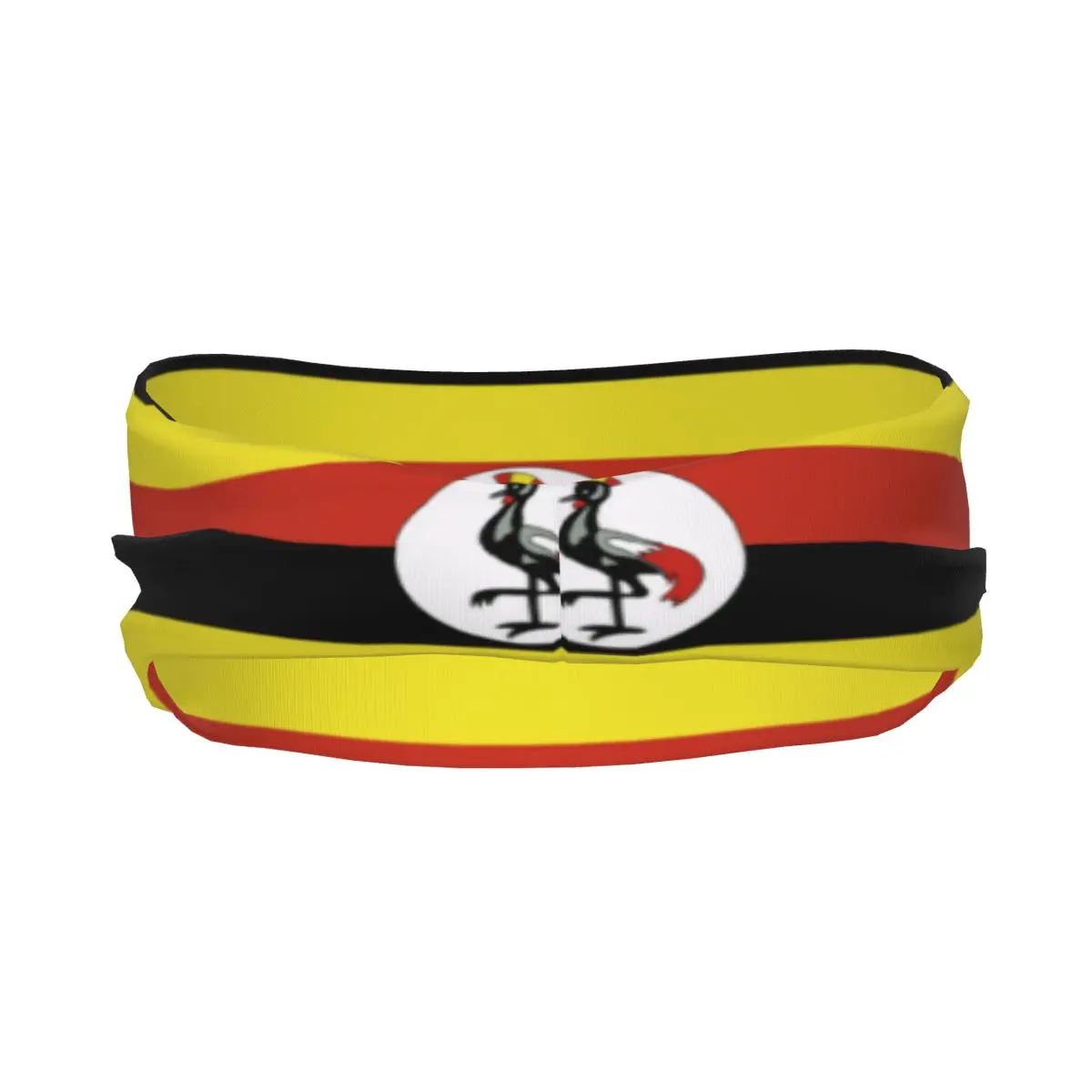 Sports Sweatband Breathable Headband Sweat Hair Head Band Uganda Flag Yoga Headband