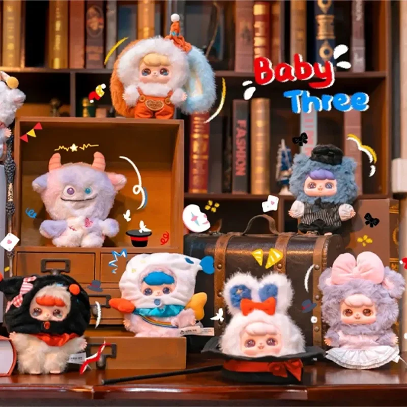 Baby Three Fantasy Circus Series Nieuwe Blind Box Cartoon Hanger Prachtige Desktop Ornament Speelgoed Verrassing Mystery Box Verjaardagscadeau